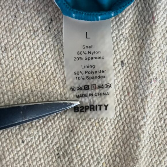 B2Prity Woman's Green One-Piece Modest Summer Beach Swimdress Sz Lr - Picture 7 of 8